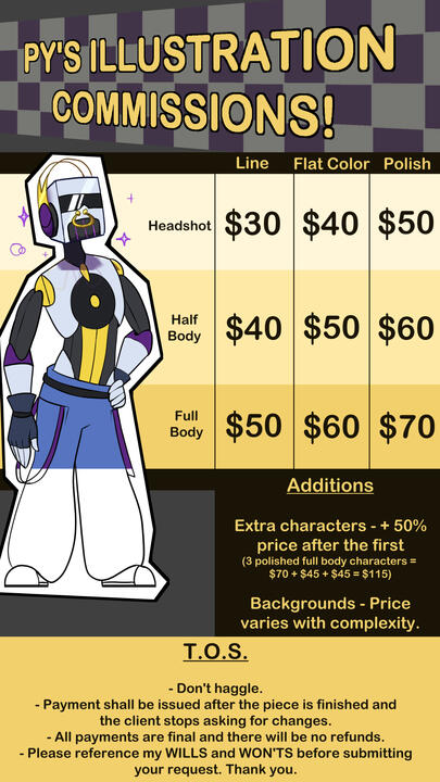 Commission Prices